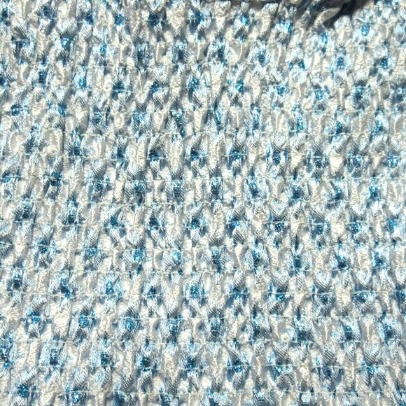 NWT Hill House Ellie Nap in Blue White Brocade Snowflake Smocked Midi Dress XL - Picture 6 of 7